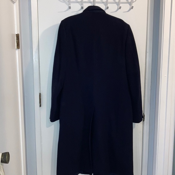 Couture Mr.Harry Dark Blue Men’s Overcoat Winter Jacket Pure New Wool - Picture 2 of 9